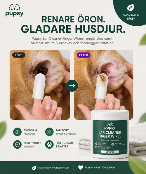 Ear Cleaner Finger Wipes 🐾